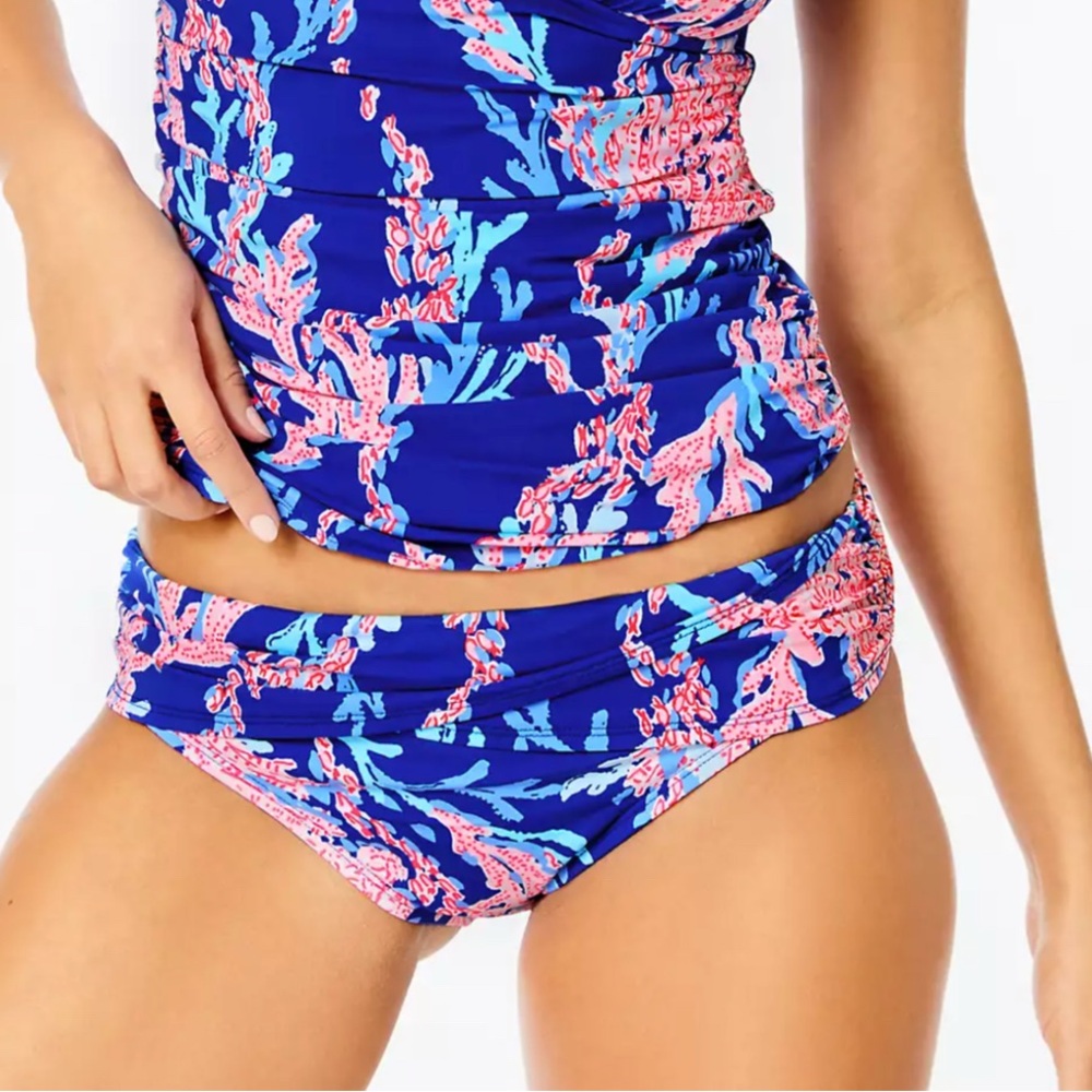 Lilly Pulitzer Women’s Lagoon Bikini Bottom ***Borealis Blue*** Size 12